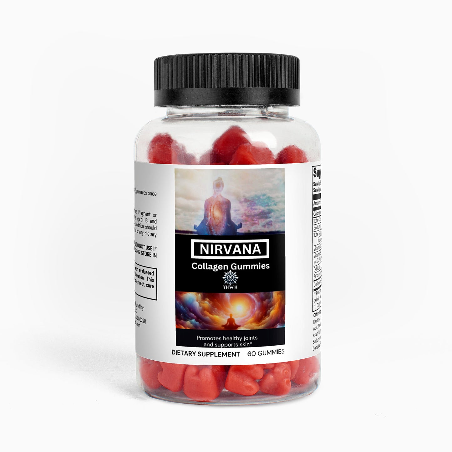 Nirvana Premium Red Raspberry Gummies - Delightful Fruit-Infused Chews